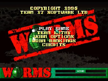 Worms (Europe) (Beta) screen shot title